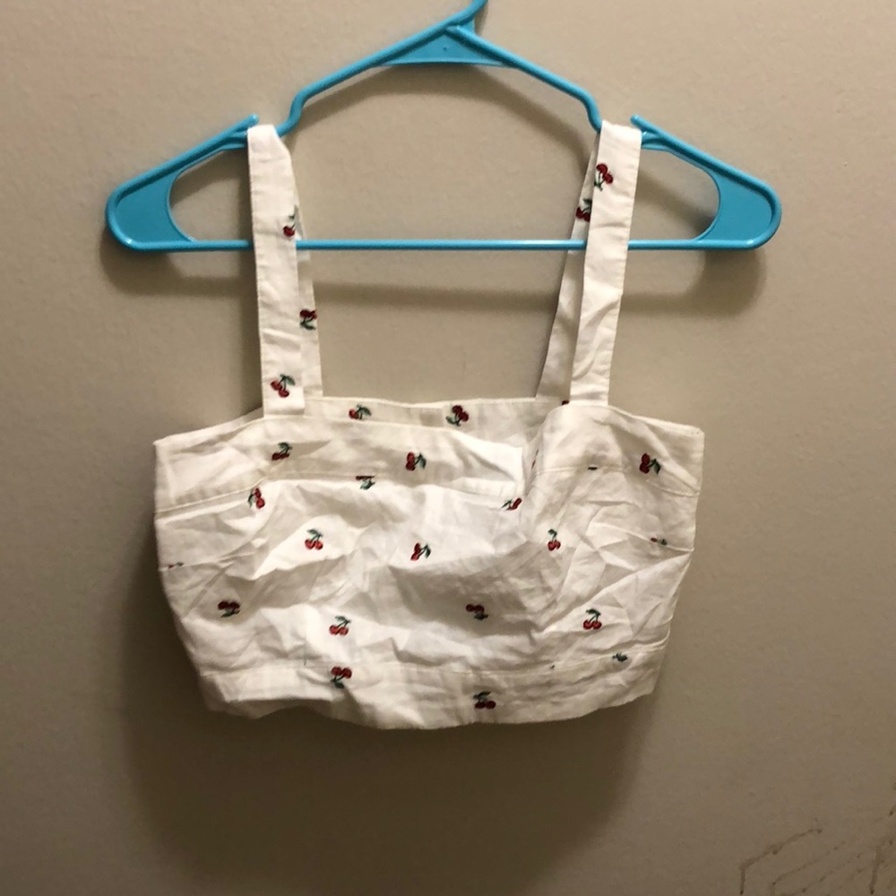 Forever 21 Cherry Crop Top